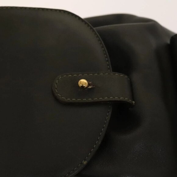 GUCCI Bamboo Backpack Leather Outlet Khaki Gold 003 3444 0030 Auth main image 8
